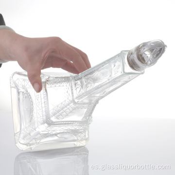 Hermosa botella de vodka de Smirnoff